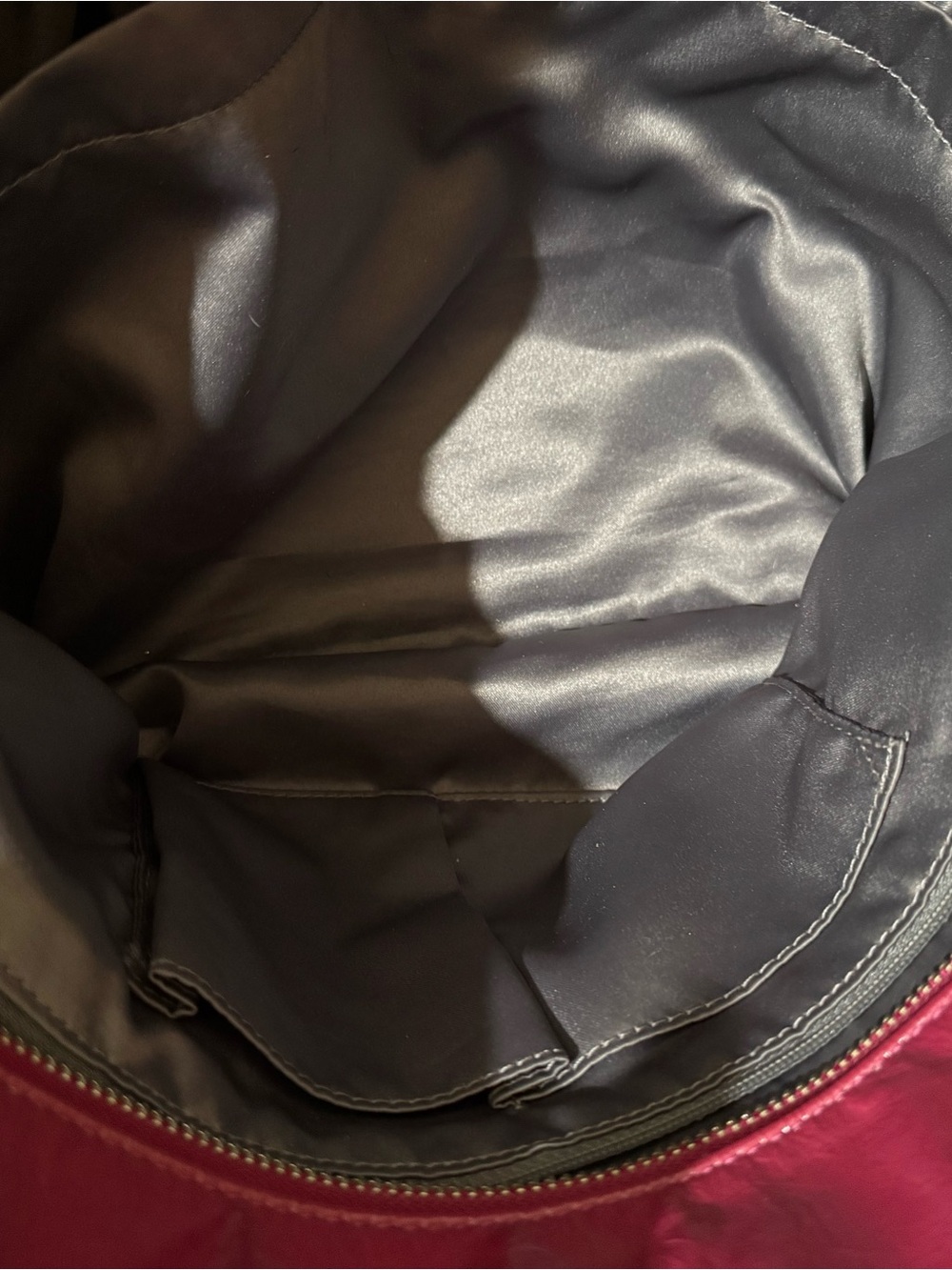 Coach Signature Leather Tote in Deep Raspberry - Picture 11 of 16